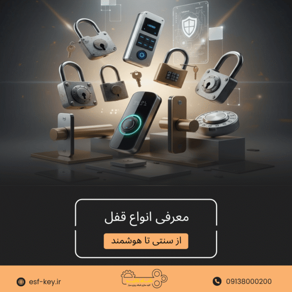معرفی انواع قفل